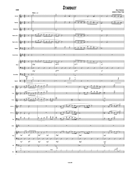 Stardust (arr. Ronald Tomas)
