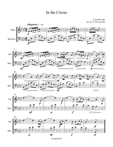 In the Circus (arr. Nick Lacanski)