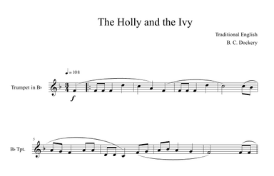 The Holly and the Ivy (Trumpet Solo) (arr. B. C. Dockery)