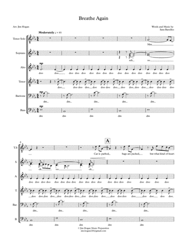 Breathe Again (arr. Jim Hogan)