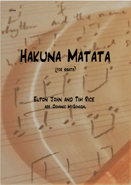 Hakuna Matata (arr. Dominic McGonigal)