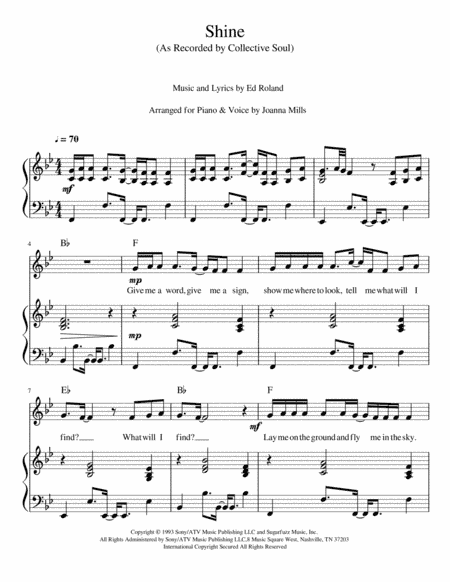 Shine (arr. Joanna Mills)