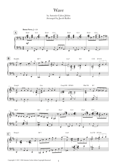Wave (arr. Jacob Koller)