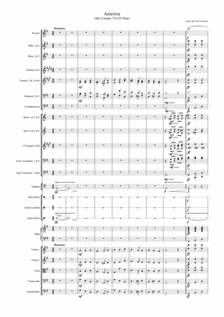 America (My Country Tis of Thee) (arr. Mark Lansom)