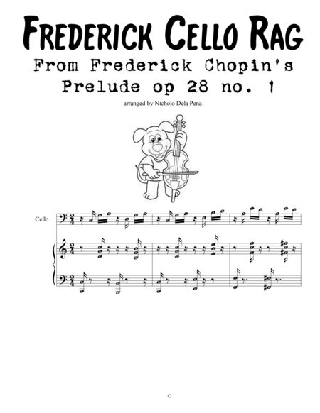 Frederick Cello Rag (arr. Nicholo Dela Pena)