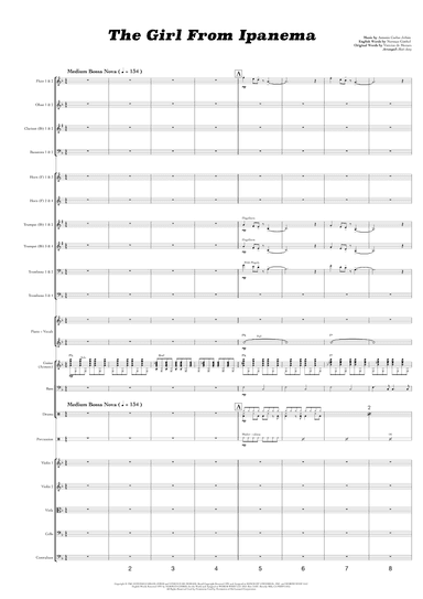 The Girl From Ipanema (garôta De Ipanema) (arr. Matt Amy)