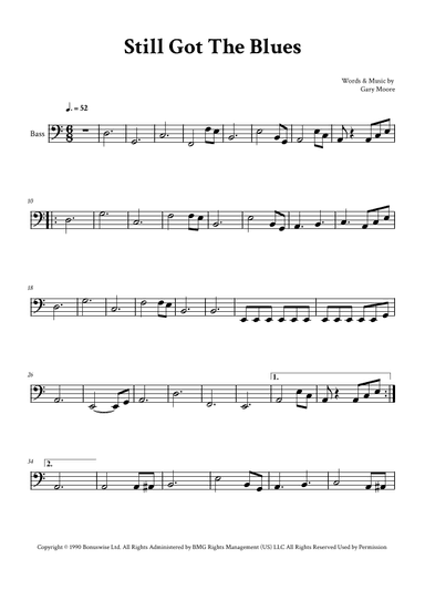 Still Got The Blues (arr. Yuri Noronha)