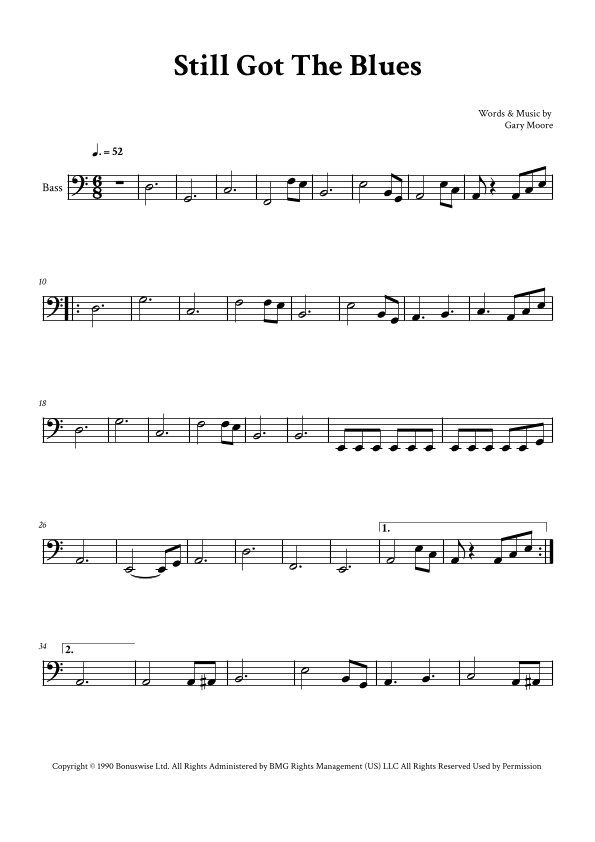 Still Got The Blues (arr. Yuri Noronha)