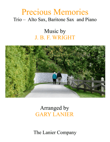 Precious Memories (Trio - Alto Sax, Baritone Sax & Piano with Score/Part) (arr. Gary Lanier)
