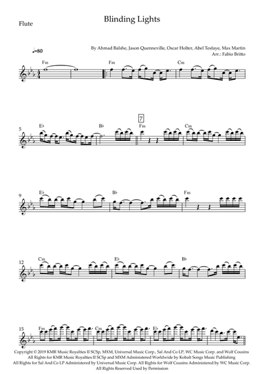 Blinding Lights (arr. Fabio Britto)