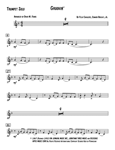 Groovin' (arr. David W. Young)