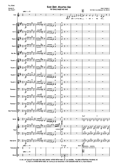 River Deep - Mountain High (arr. Nigel Bennett)