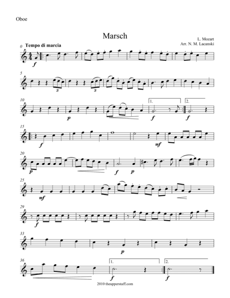 Marsch (arr. Nick Lacanski)