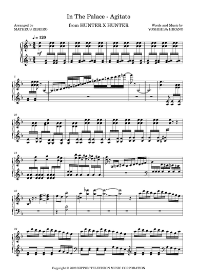 In The Palace - Agitato (arr. Matheus Ribeiro)