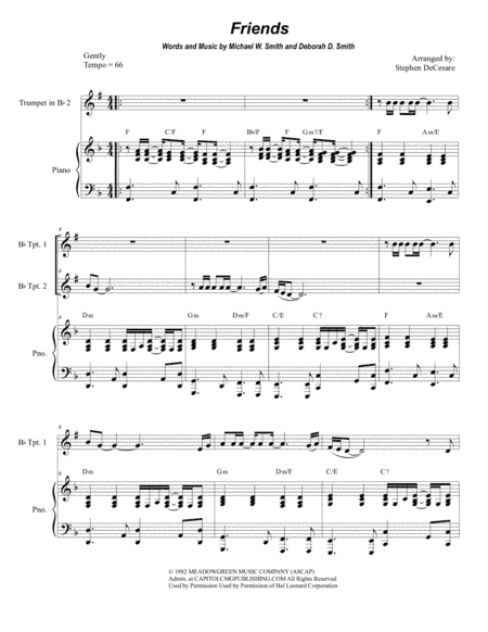 Friends (arr. Stephen DeCesare)