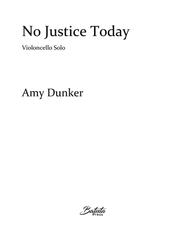 No Justice Today