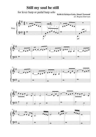 Still my soul be still - lever harp solo