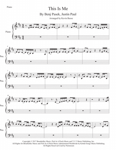 This Is Me (arr. Kevin Busse)