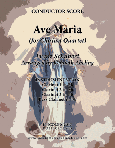 Ave Maria (for Clarinet Quartet) (arr. Kenneth Abeling)