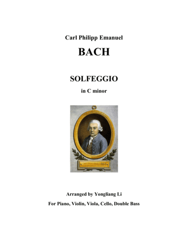 C.P.E.Bach-Solfeggio in C minor Ensemble (Sextet) (arr. Yongliang Li)