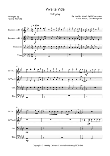 Viva La Vida (arr. Marival Moreira)