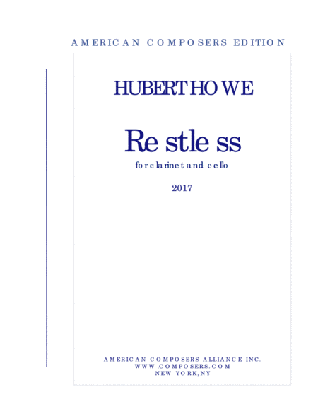 [Howe] Restless