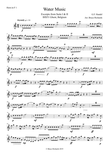 Water Music (arr. Bruce Richards)