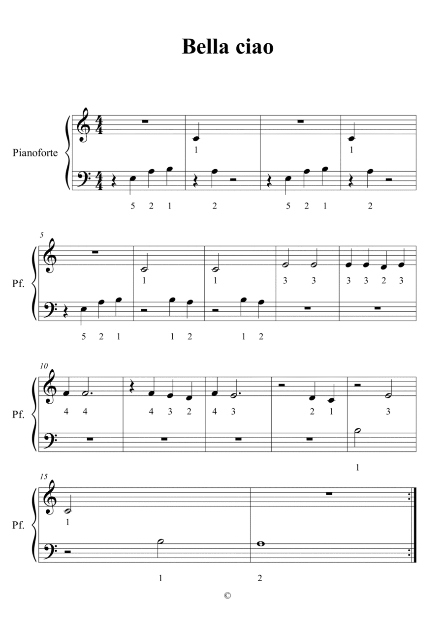 Bella Ciao- Traditional Song (arr. Francesco Monica)