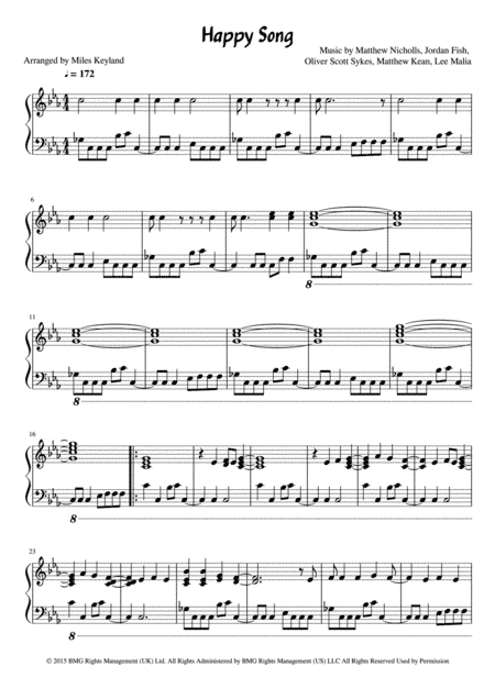 Happy Song (arr. Miles Keyland)