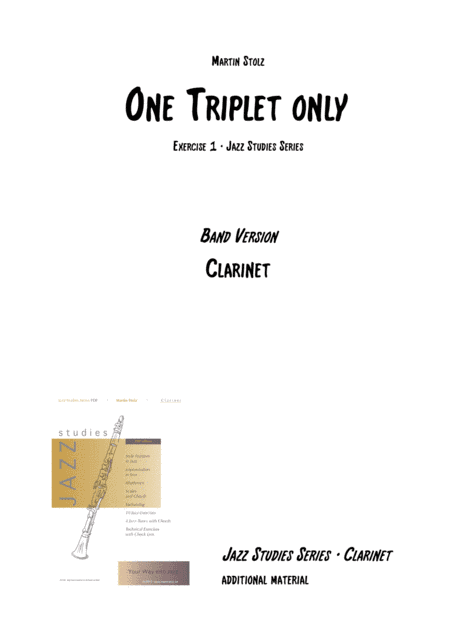 One Triplet only arranged for clarinet and band
