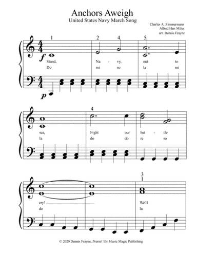 Anchors Aweigh (arr. Dennis Frayne)