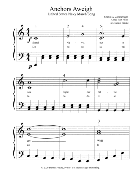 Anchors Aweigh (arr. Dennis Frayne)