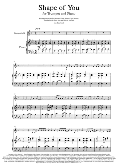 Shape Of You (arr. Tim Curd)