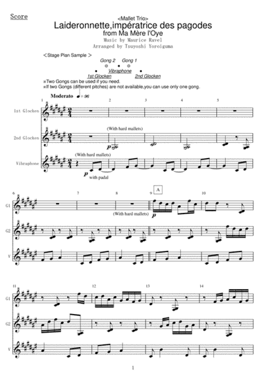 Laideronnette,impératrice des pagodes from Ma Mère l'Oye (arr. Tsuyoshi Yoroiguma)