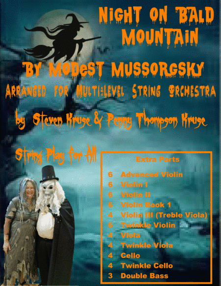 Night on Bald Mountain for Multi-Level String Orchestra, Extra Parts (arr. Steven Kruse & Penny Thompson Kruse)