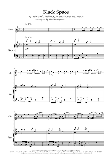 Blank Space (arr. Matthew pyeon)