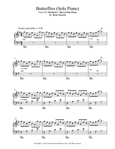 Butterflies (Solo Piano)