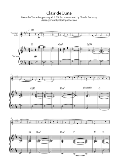 Clair de Lune (arr. Rodrigo Faleiros)