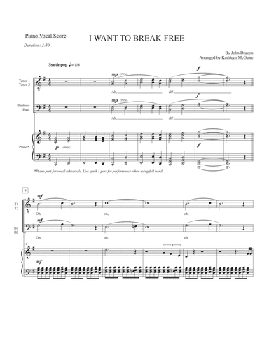 I Want To Break Free (arr. Kathleen McGuire)