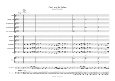 Can't Stop The Feeling  from TROLLS (arr. Joseph)