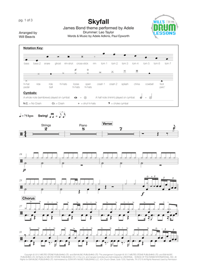 Skyfall (arr. Will Beavis)