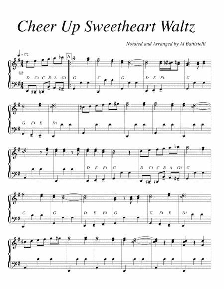 Cheer Up Sweetheart Waltz
