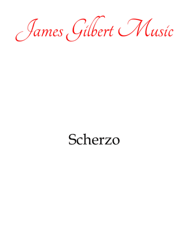 Scherzo (arr. James Gilbert Music)