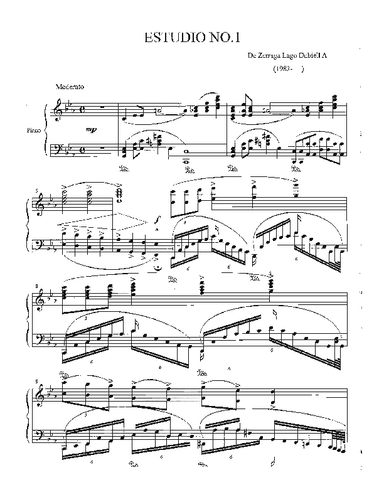 Ten Etudes No.1