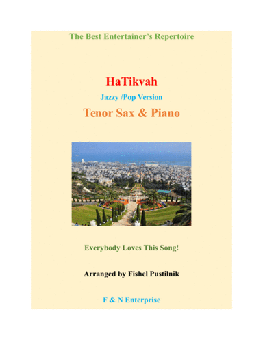 "HaTikvah" for Tenor Sax and Piano (arr. Fishel Pustilnik)