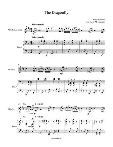 The Dragonfly (arr. Nick Lacanski)