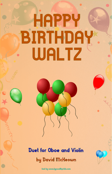 Happy Birthday Waltz, for Oboe and Violin Duet (arr. David McKeown)