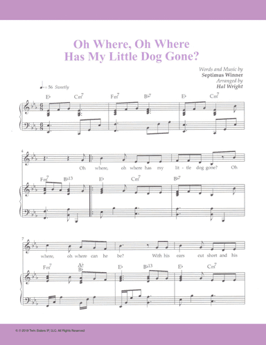 Oh, Where Oh Where Has My Little Dog Gone? (arr. Hal Wright)