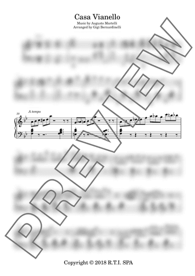 Casa Vianello Maintheme/cues/endtheme (arr. Gigi Bernardinelli)