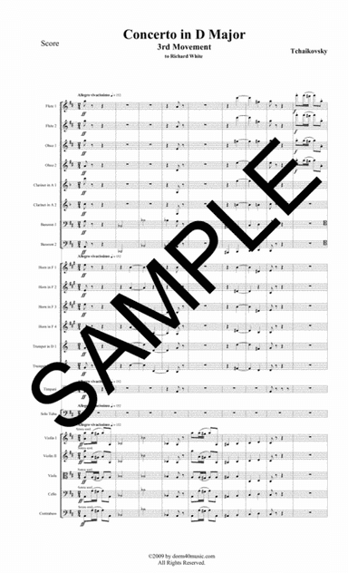 Concerto in D Major for Tuba and Orchestra – 3rd Movement (arr. Dorm 40 Music)